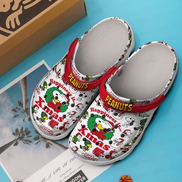 Merchidea Snoopy Peanuts Cartoon Crocs Crocband Clogs Shoes Comfortable For Men Women and Kids