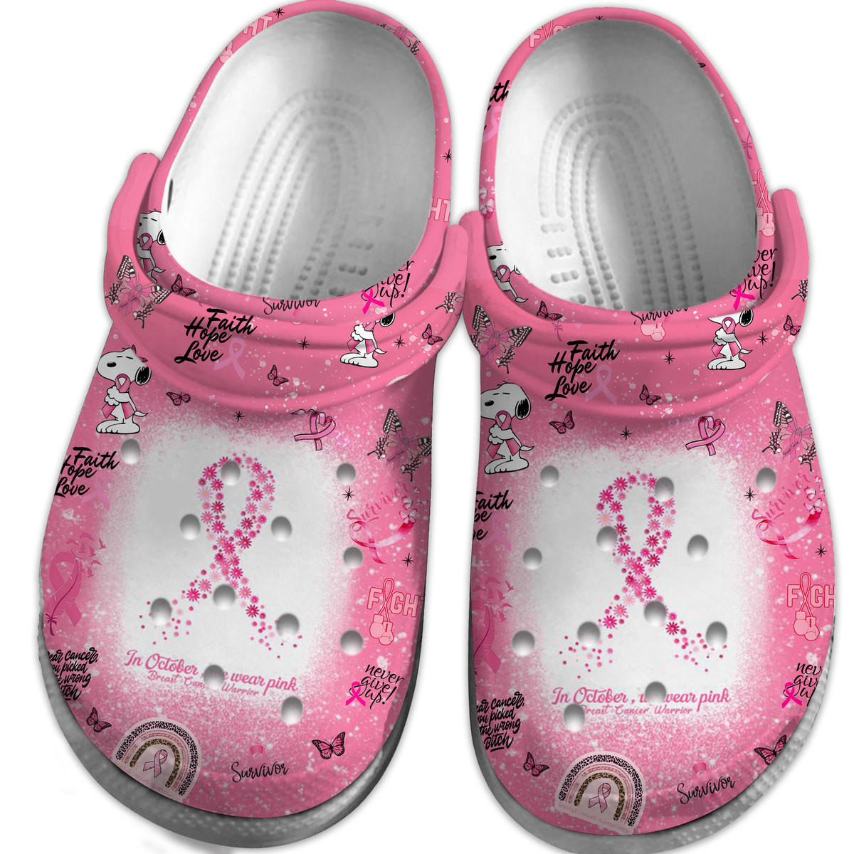 Merchidea Snoopy Peanuts Cartoon Crocs Crocband Clogs Shoes Comfortable For Men Women and Kids