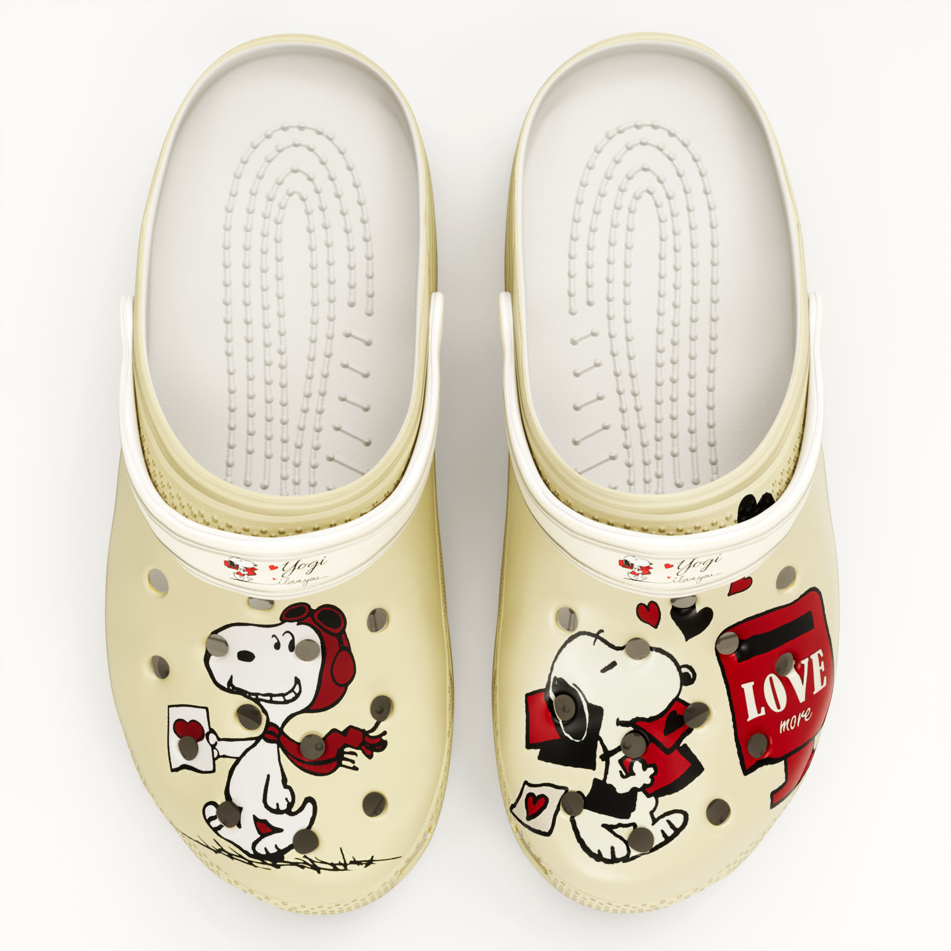 Merchidea Snoopy Peanuts Cartoon Dog Crocs 3D Clog Shoes