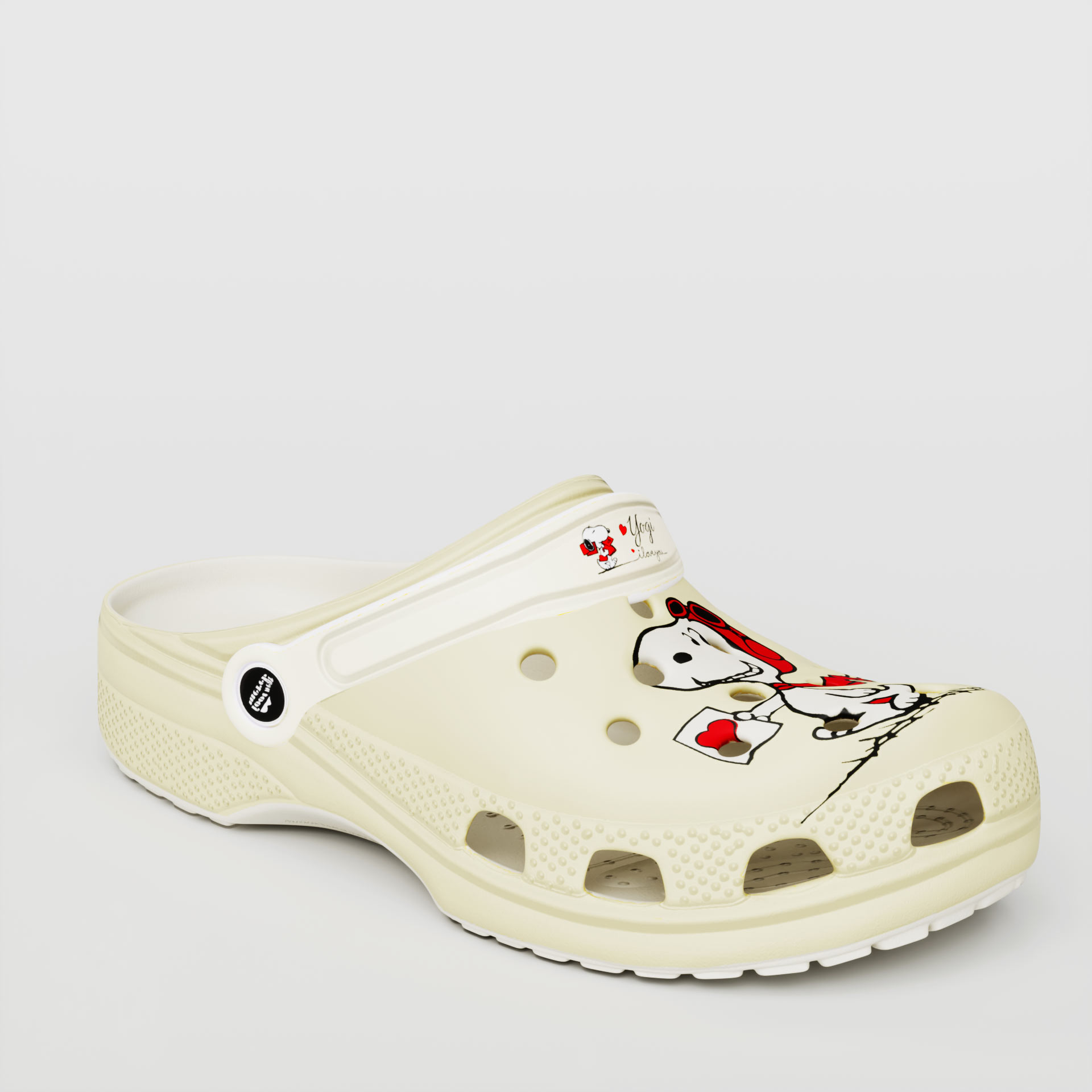 Merchidea Snoopy Peanuts Cartoon Dog Crocs 3D Clog Shoes