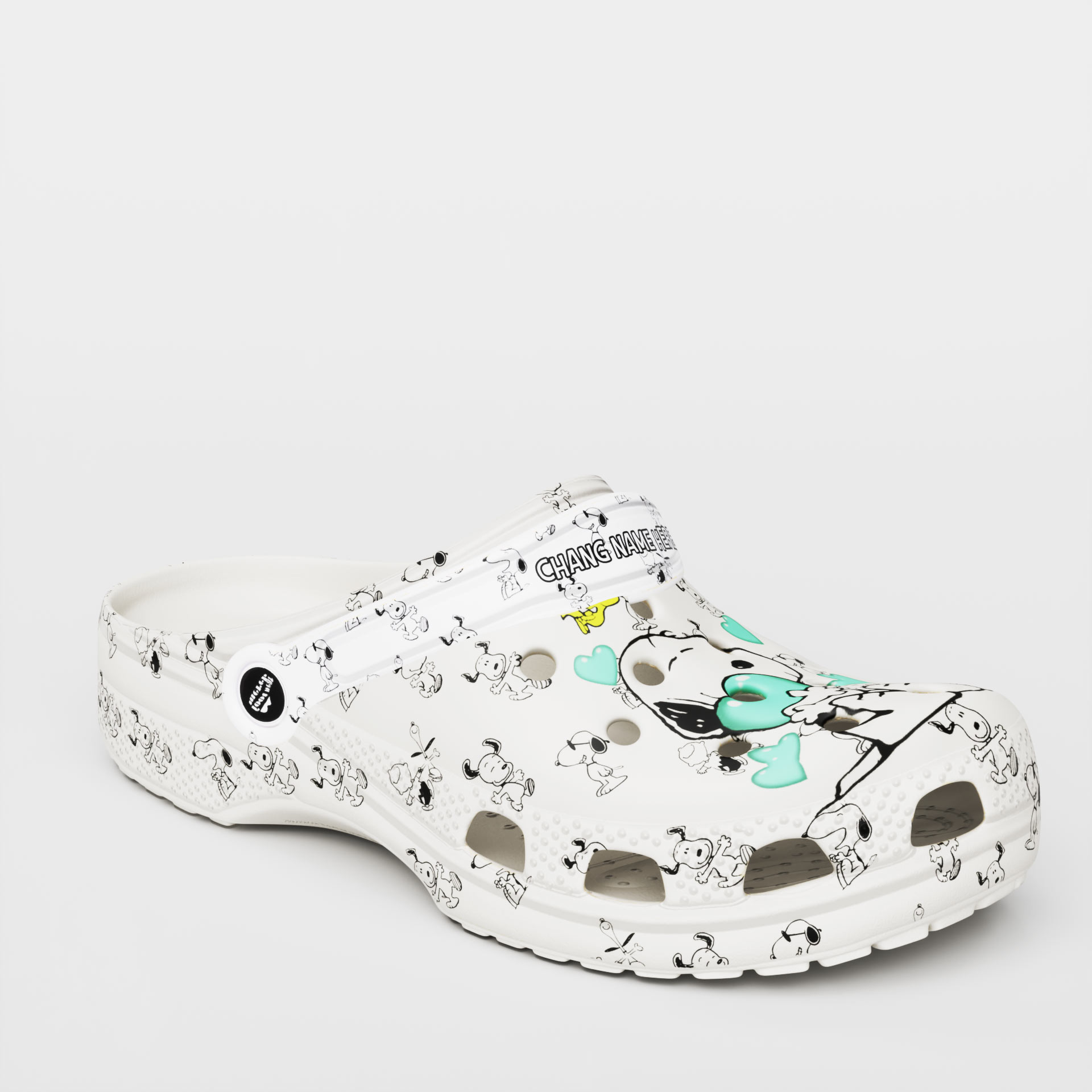 Merchidea Snoopy Peanuts Crocs Crocsband 3D Clog Shoes