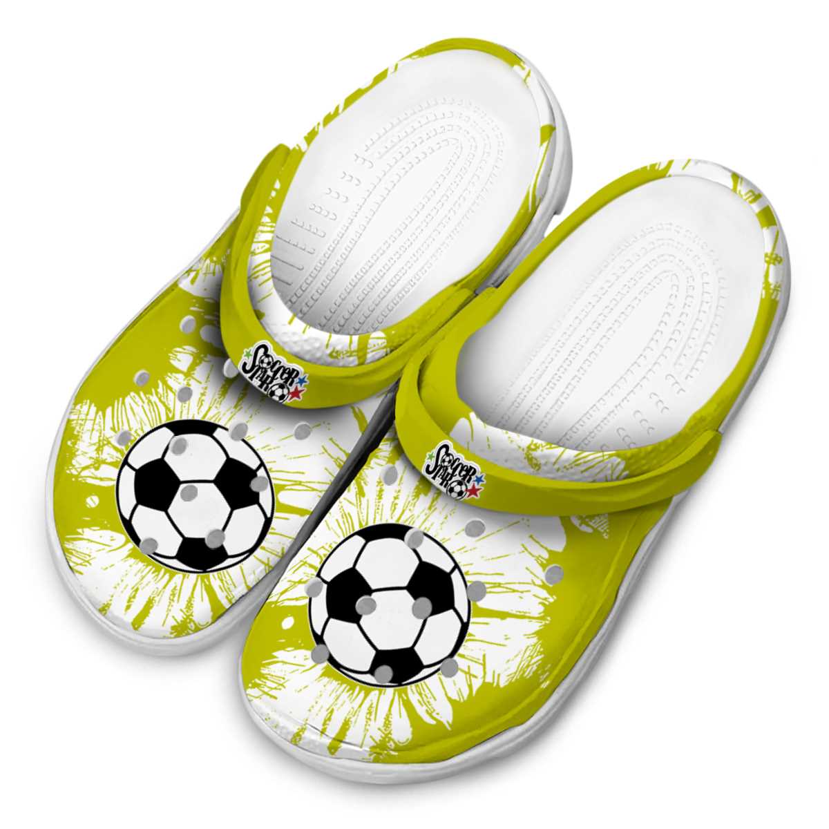 Merchidea Soccer Sport Crocs Crocband Clogs Shoes Comfortable For Men Women and Kids