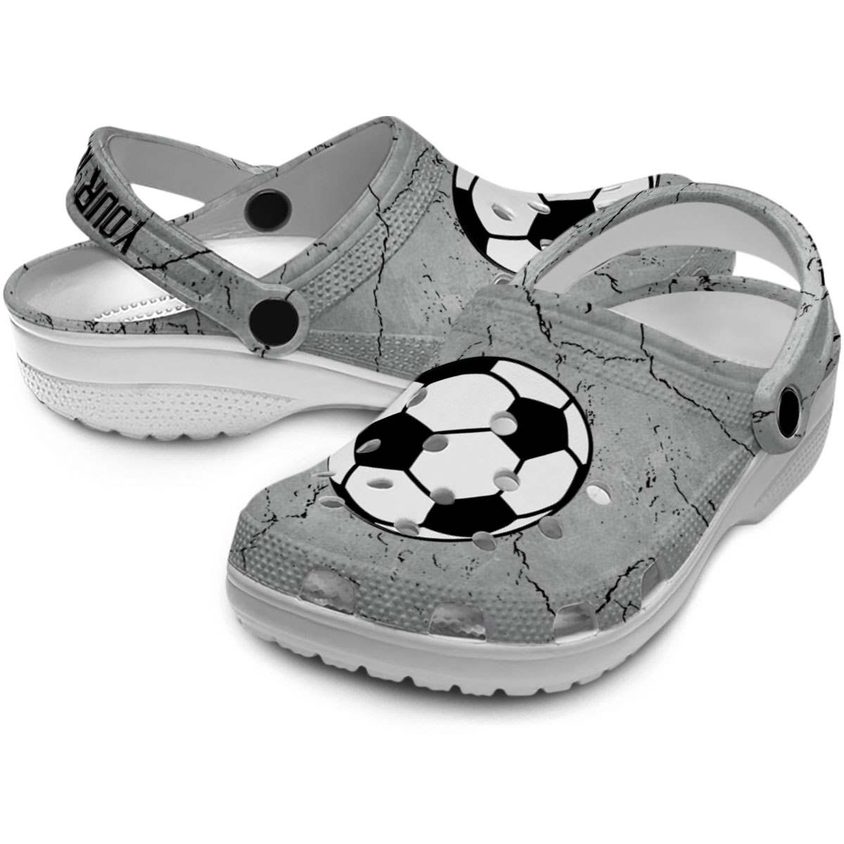 Merchidea Soccer Sport Crocs Crocband Clogs Shoes Comfortable For Men Women and Kids