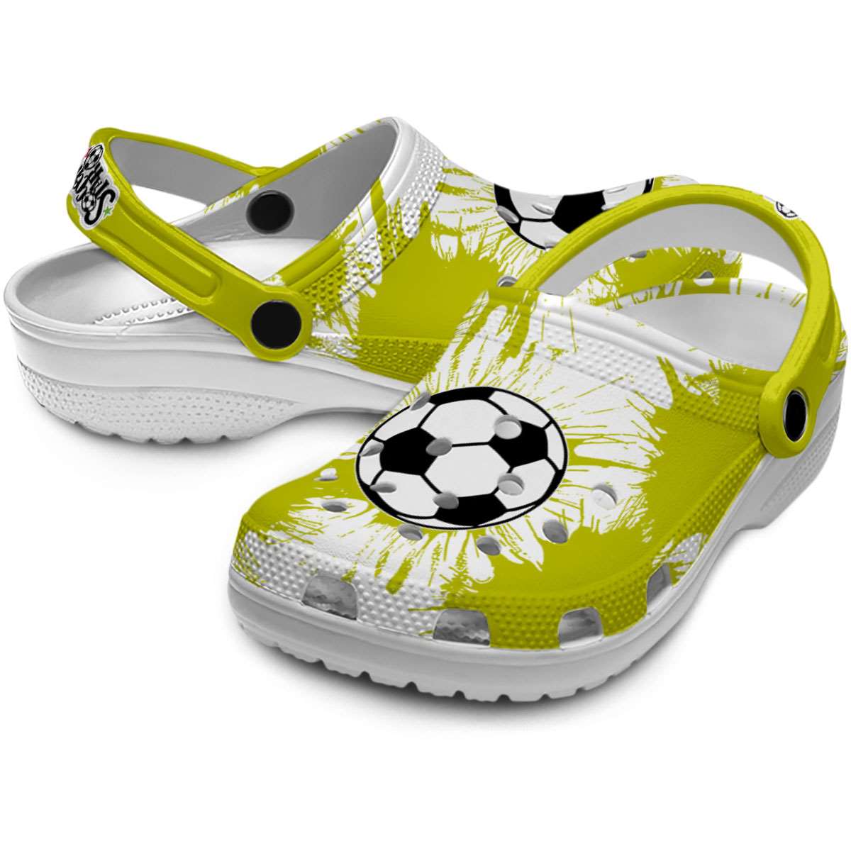 Merchidea Soccer Sport Crocs Crocband Clogs Shoes Comfortable For Men Women and Kids