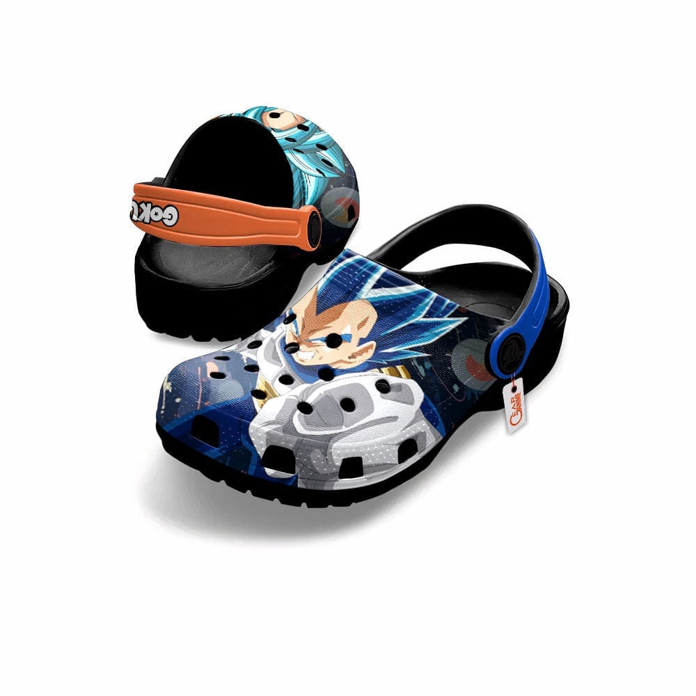Merchidea Son Goku and Vegeta Dragon Ball Anime Crocs Crocband Clogs Shoes Comfortable For Men Women and Kids
