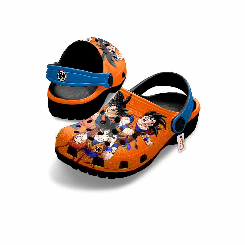 Merchidea Son Goku Dragon Ball Anime Crocs Crocband Clogs Shoes Comfortable For Men Women and Kids