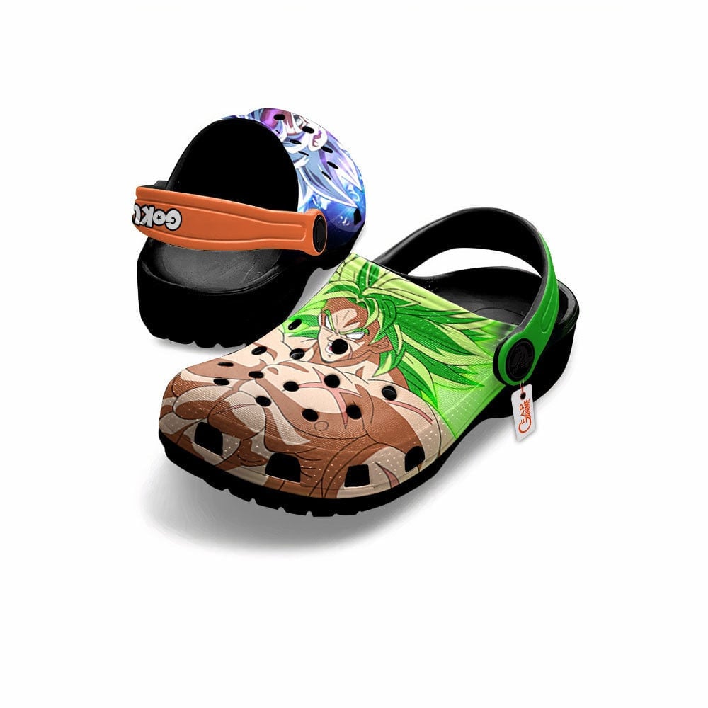 Merchidea Son Goku vs Broly Dragon Ball Anime Crocs Crocband Clogs Shoes Comfortable For Men Women and Kids