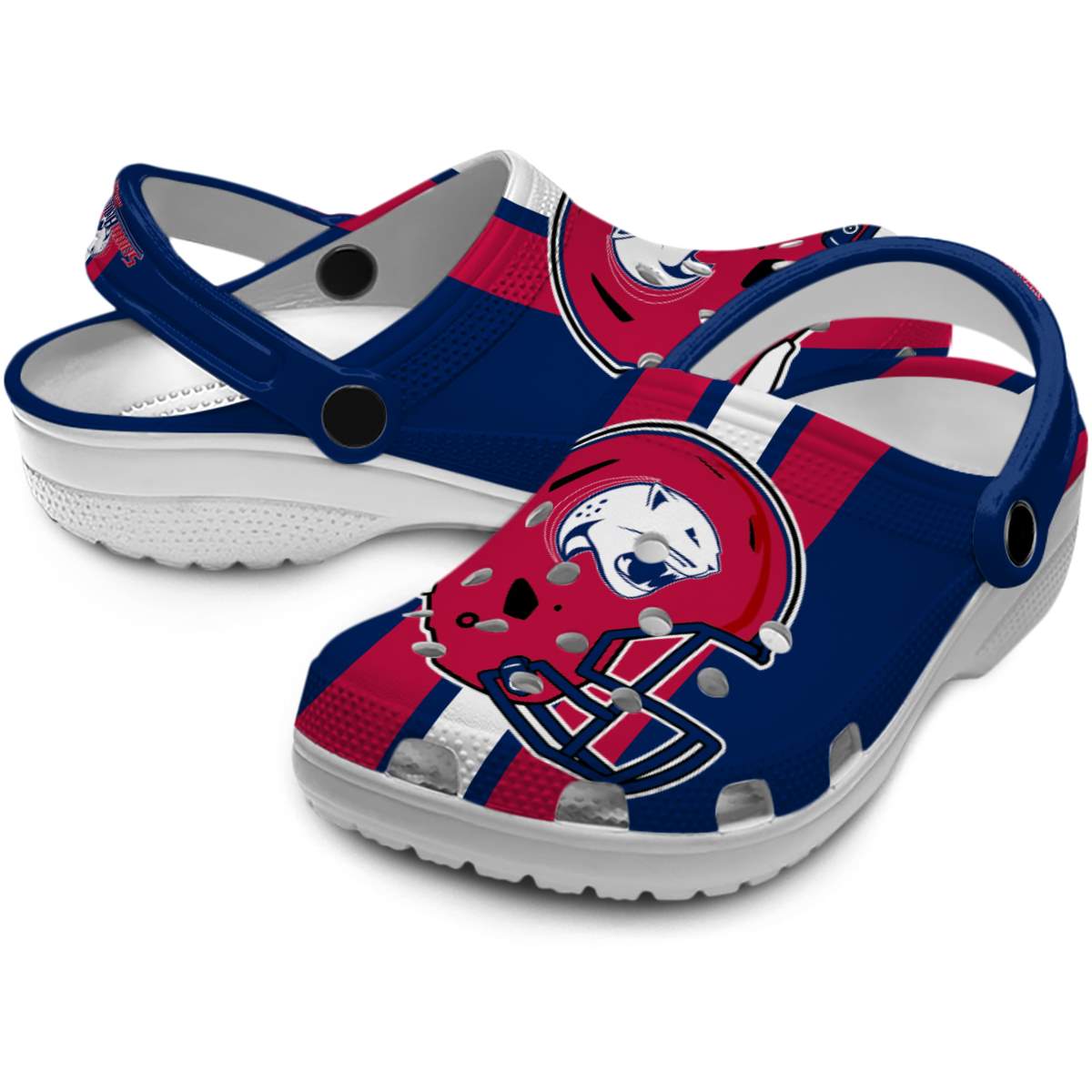 Merchidea South Alabama Jaguars NCAA Sport Crocs Crocband Clogs Shoes Comfortable For Men Women and Kids