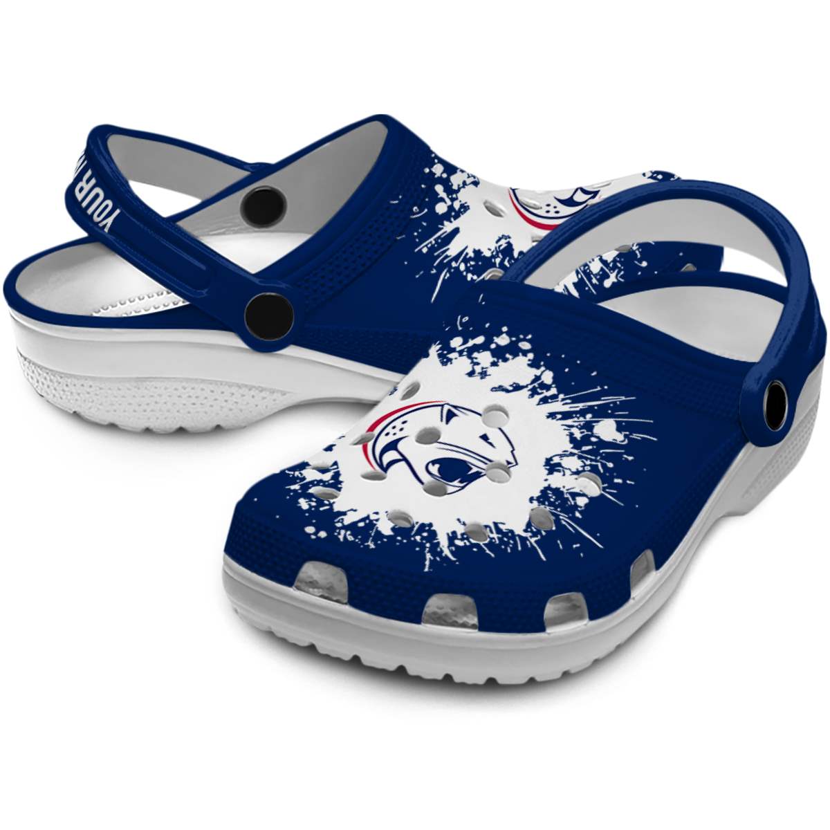 Merchidea South Alabama Jaguars NCAA Sport Crocs Crocband Clogs Shoes Comfortable For Men Women and Kids