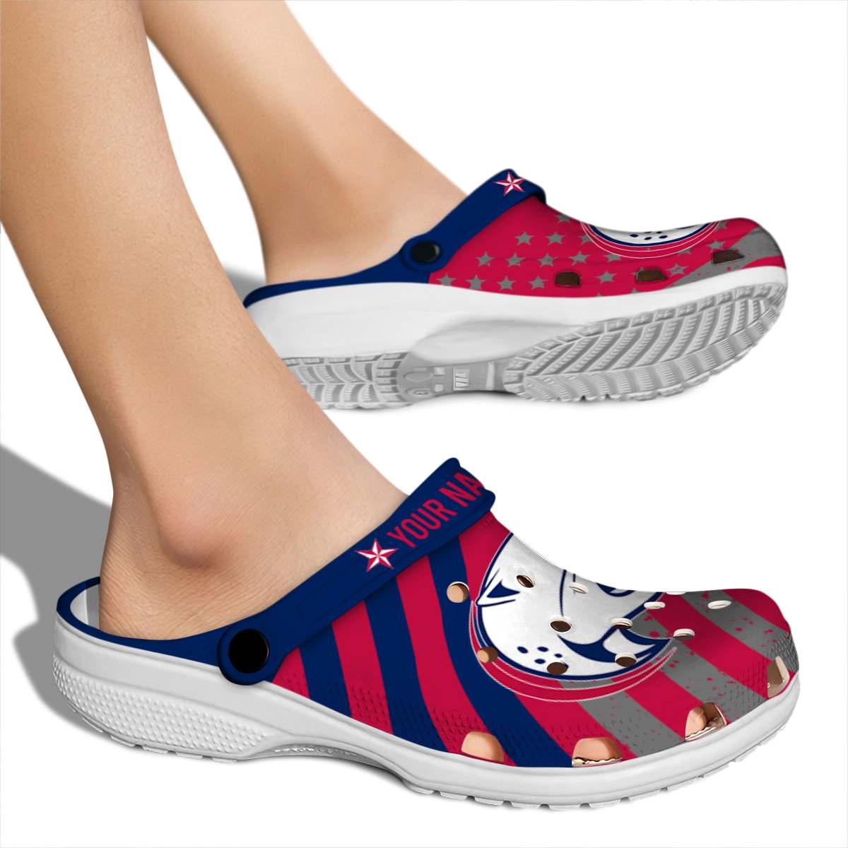 Merchidea South Alabama Jaguars NCAA Sport Crocs Crocband Clogs Shoes Comfortable For Men Women and Kids