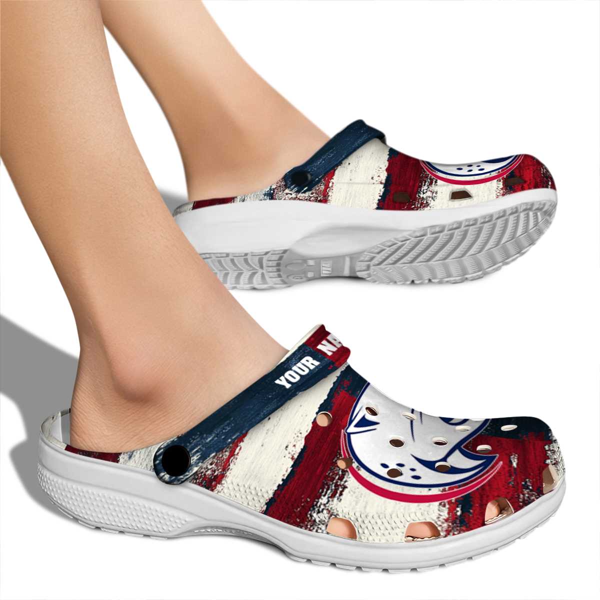 Merchidea South Alabama Jaguars NCAA Sport Crocs Crocband Clogs Shoes Comfortable For Men Women and Kids