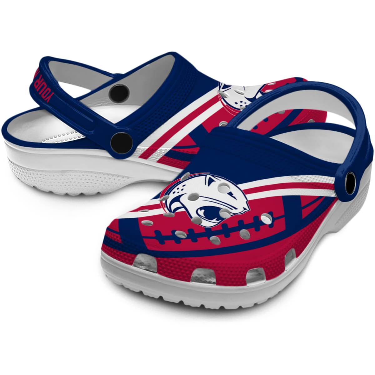 Merchidea South Alabama Jaguars NCAA Sport Crocs Crocband Clogs Shoes Comfortable For Men Women and Kids