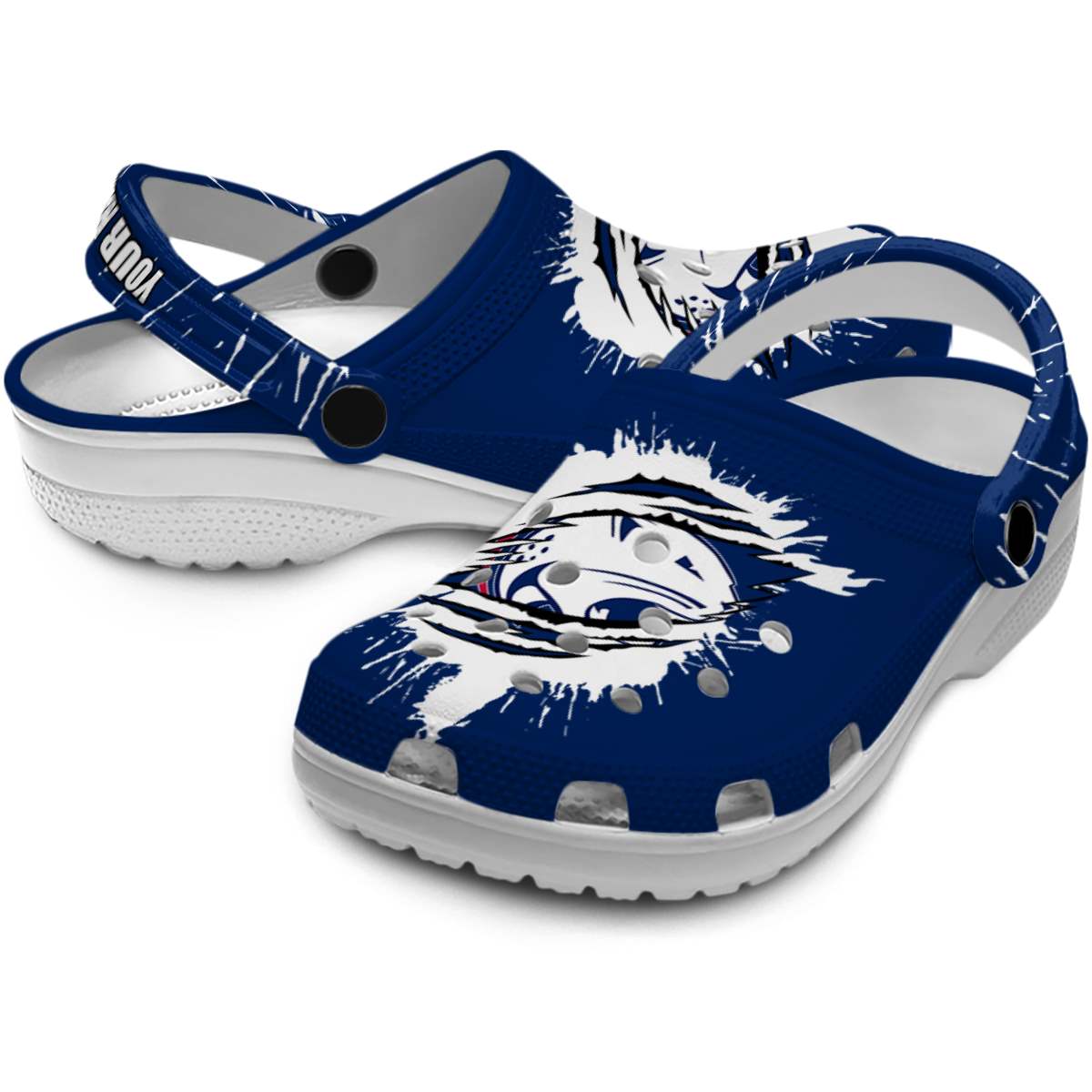 Merchidea South Alabama Jaguars NCAA Sport Crocs Crocband Clogs Shoes Comfortable For Men Women and Kids