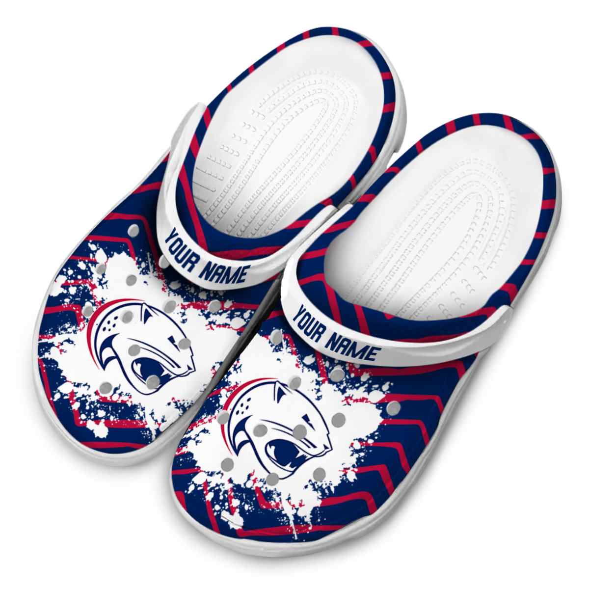 Merchidea South Alabama Jaguars NCAA Sport Crocs Crocband Clogs Shoes Comfortable For Men Women and Kids