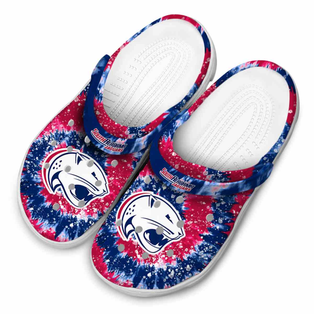 Merchidea South Alabama Jaguars NCAA Sport Crocs Crocband Clogs Shoes Comfortable For Men Women and Kids