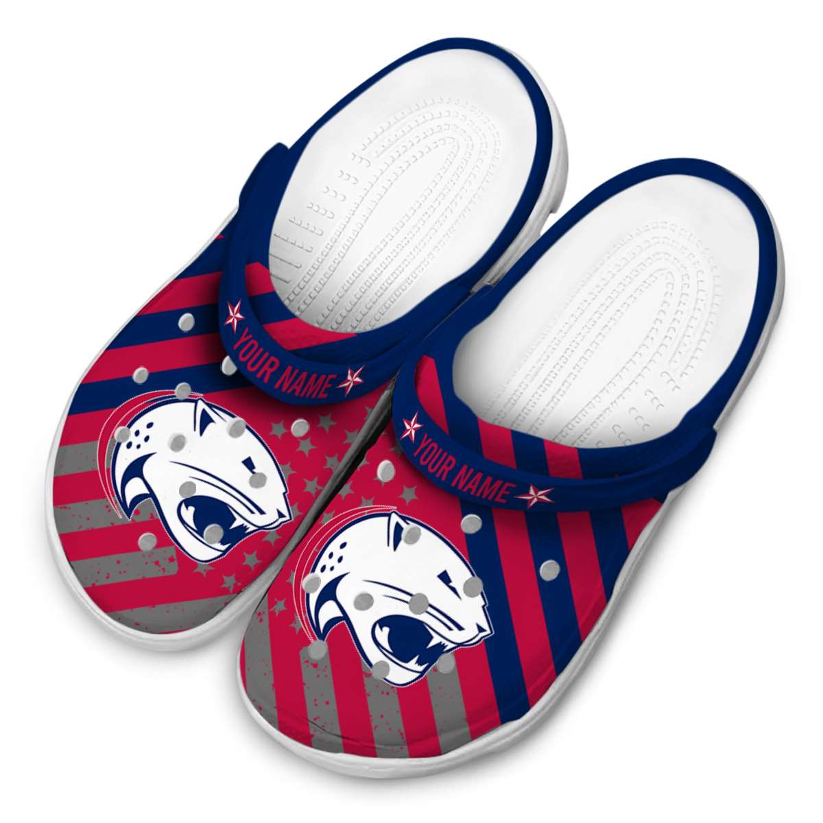 Merchidea South Alabama Jaguars NCAA Sport Crocs Crocband Clogs Shoes Comfortable For Men Women and Kids