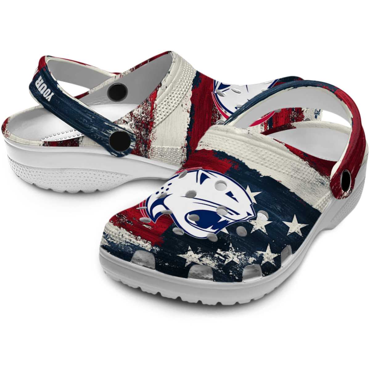 Merchidea South Alabama Jaguars NCAA Sport Crocs Crocband Clogs Shoes Comfortable For Men Women and Kids