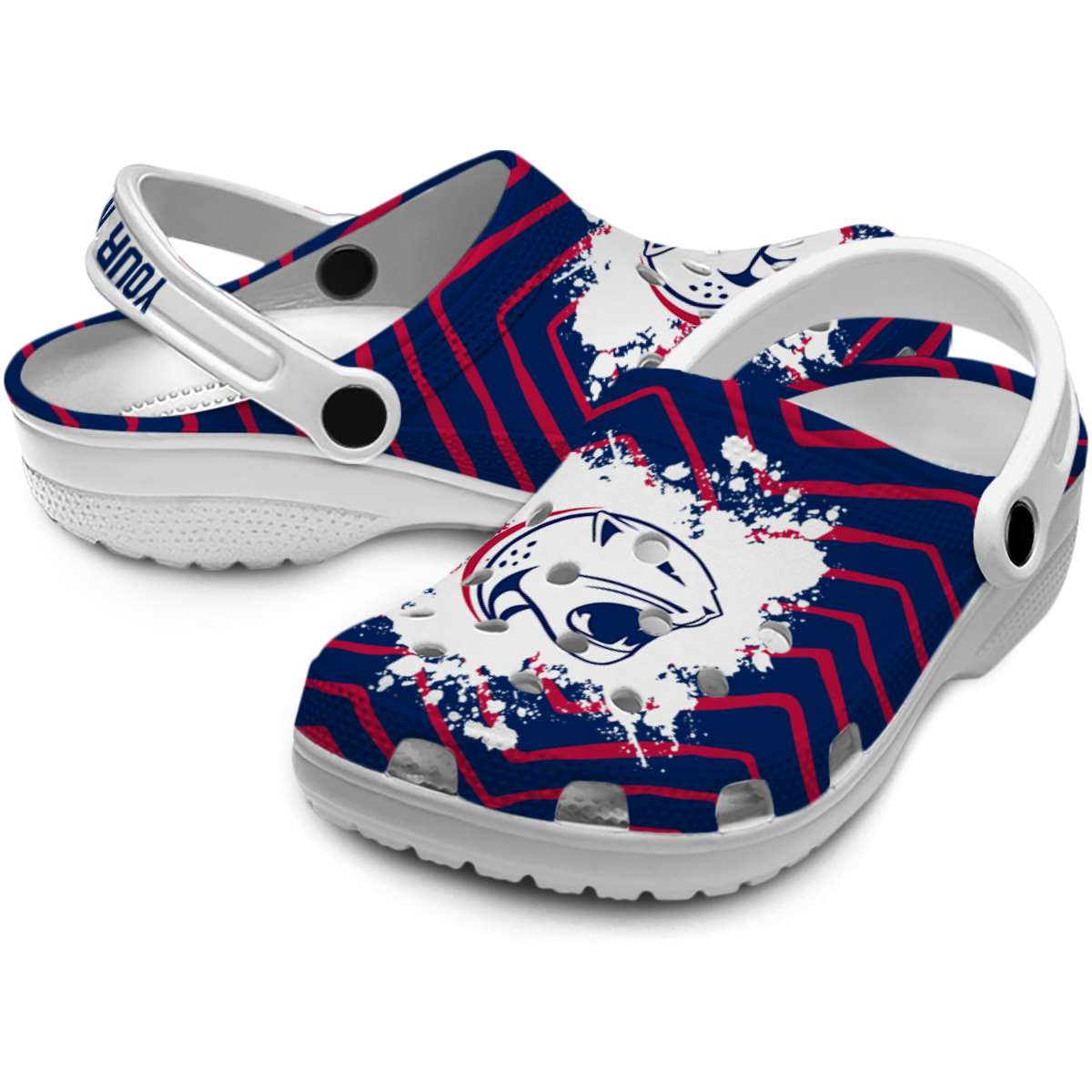 Merchidea South Alabama Jaguars NCAA Sport Crocs Crocband Clogs Shoes Comfortable For Men Women and Kids
