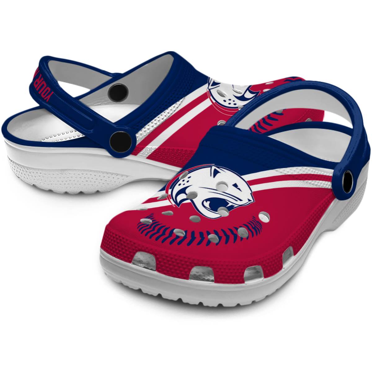Merchidea South Alabama Jaguars NCAA Sport Crocs Crocband Clogs Shoes Comfortable For Men Women and Kids