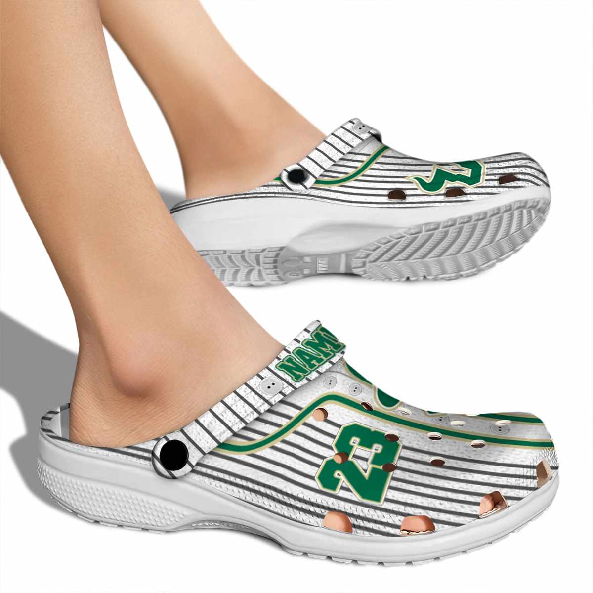 Merchidea South Florida Bulls NCAA Sport Crocs Crocband Clogs Shoes Comfortable For Men Women and Kids