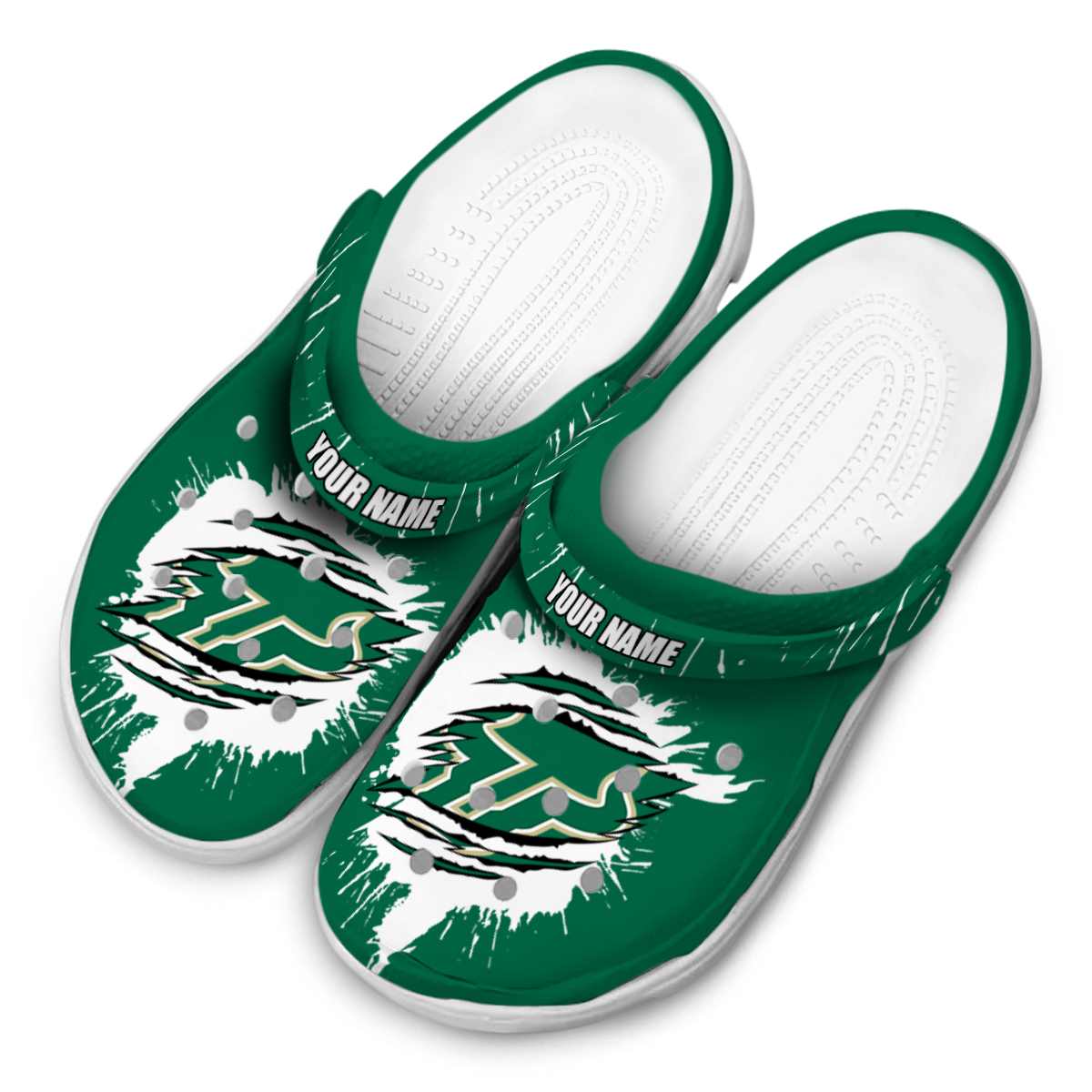 Merchidea South Florida Bulls NCAA Sport Crocs Crocband Clogs Shoes Comfortable For Men Women and Kids