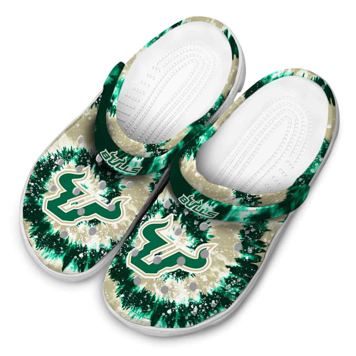 Merchidea South Florida Bulls NCAA Sport Crocs Crocband Clogs Shoes Comfortable For Men Women and Kids