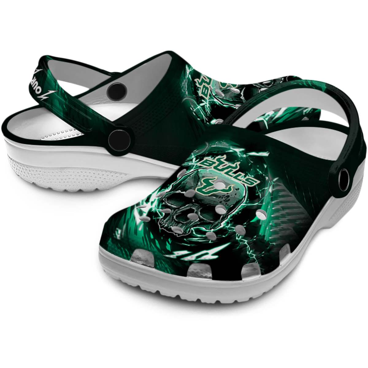 Merchidea South Florida Bulls NCAA Sport Crocs Crocband Clogs Shoes Comfortable For Men Women and Kids