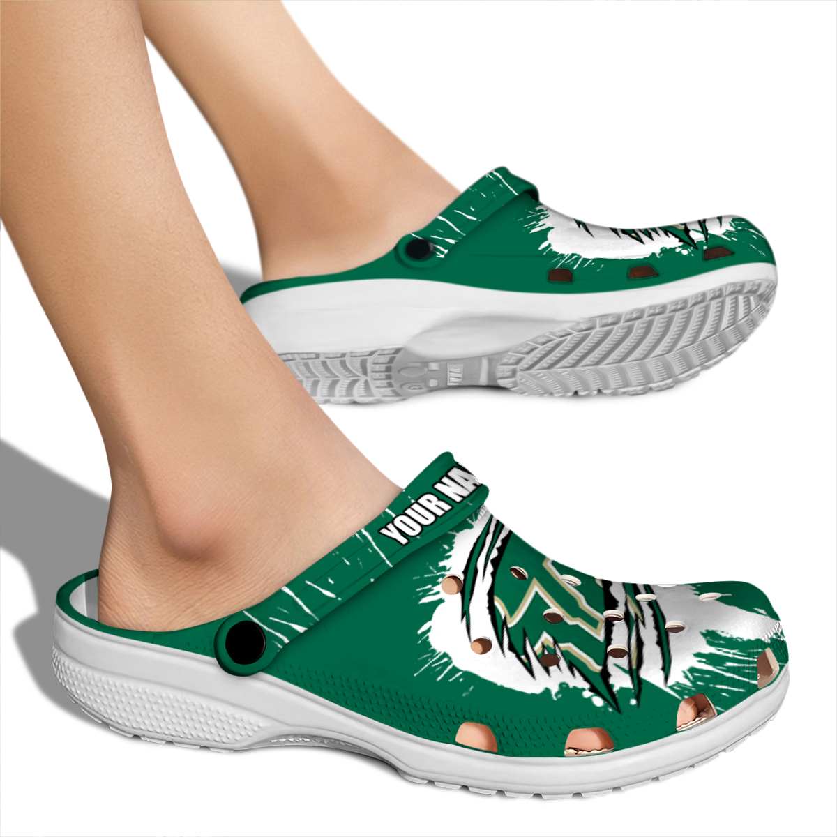 Merchidea South Florida Bulls NCAA Sport Crocs Crocband Clogs Shoes Comfortable For Men Women and Kids