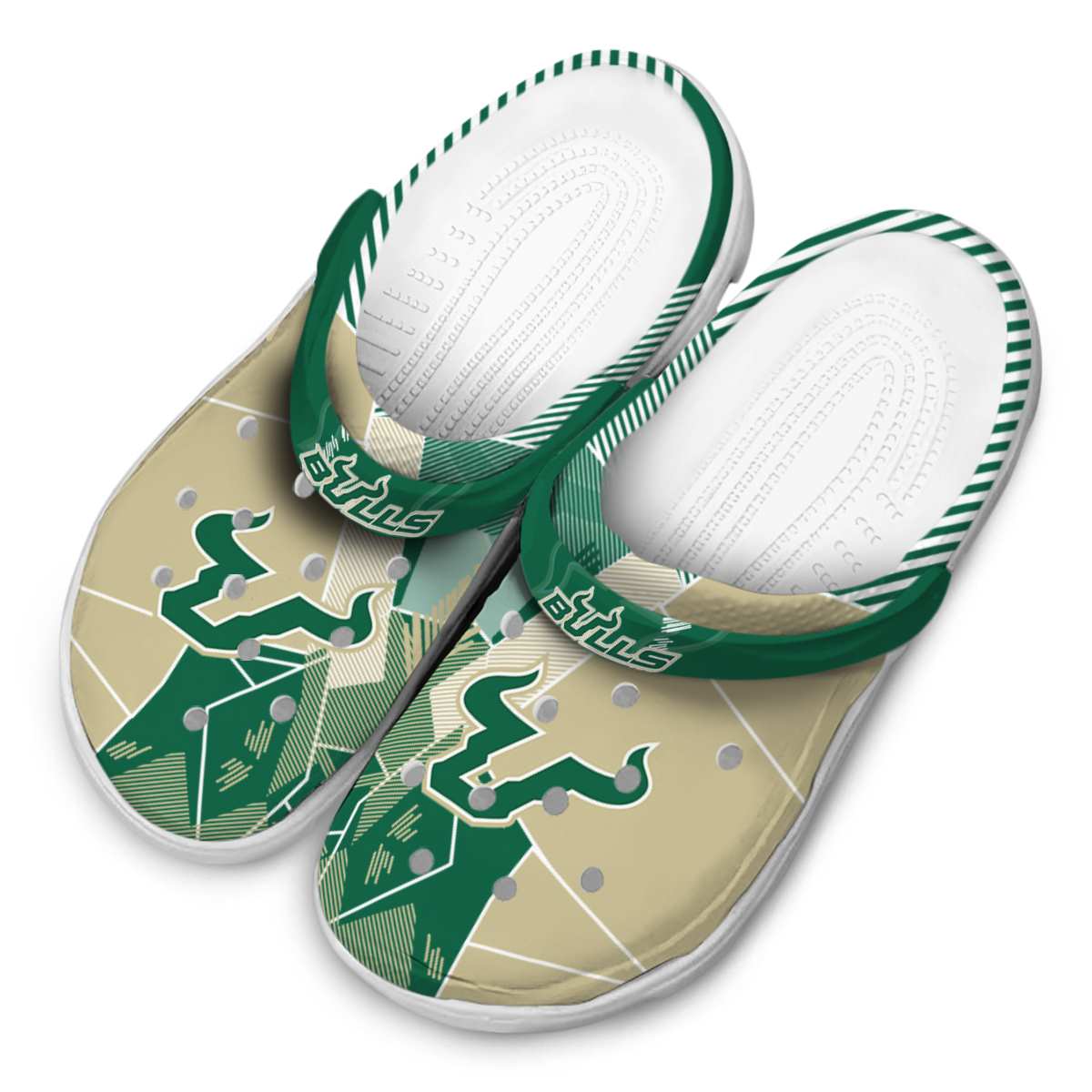 Merchidea South Florida Bulls NCAA Sport Crocs Crocband Clogs Shoes Comfortable For Men Women and Kids