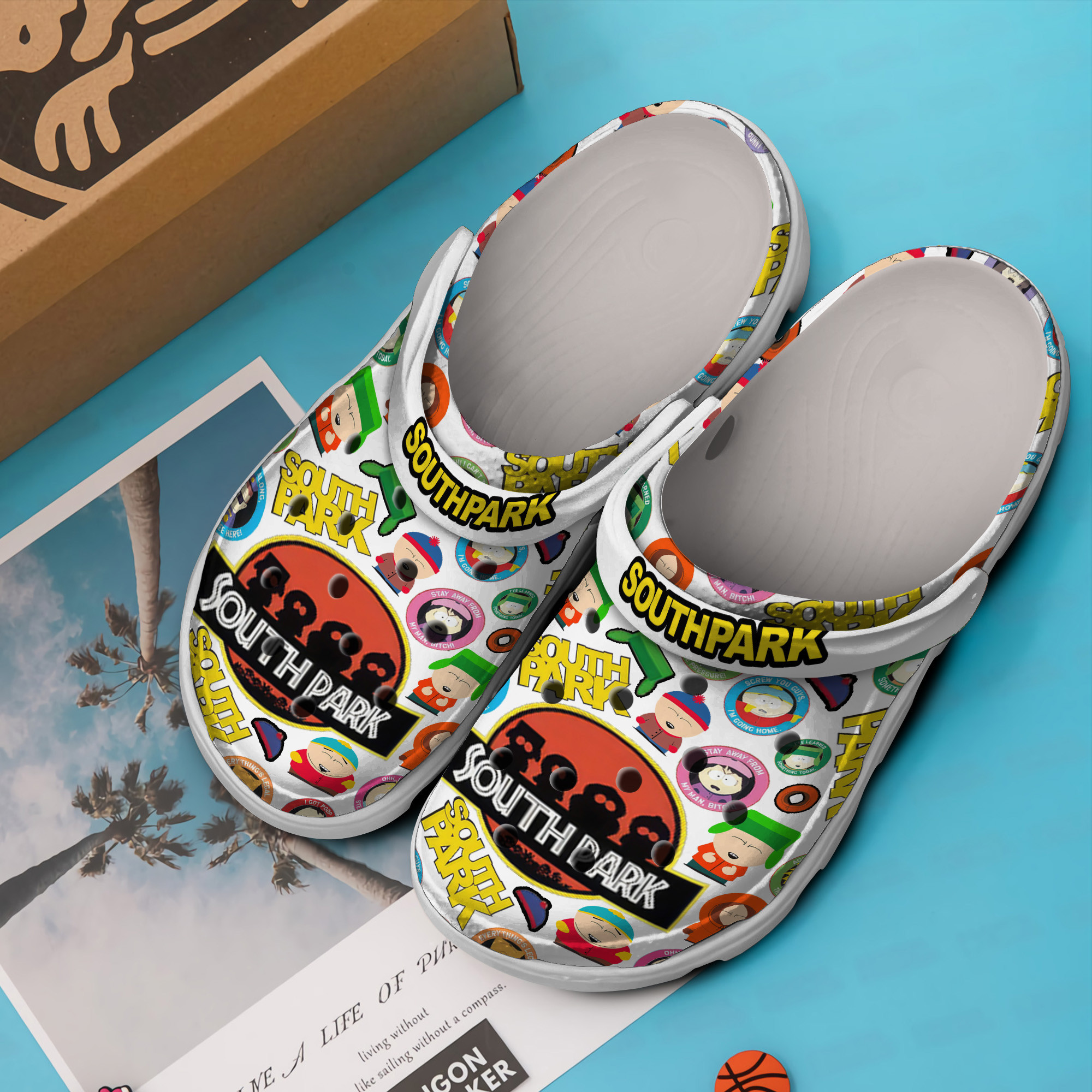 Merchidea South Park Movie Crocs Crocband Clogs Shoes Comfortable For Men Women and Kids