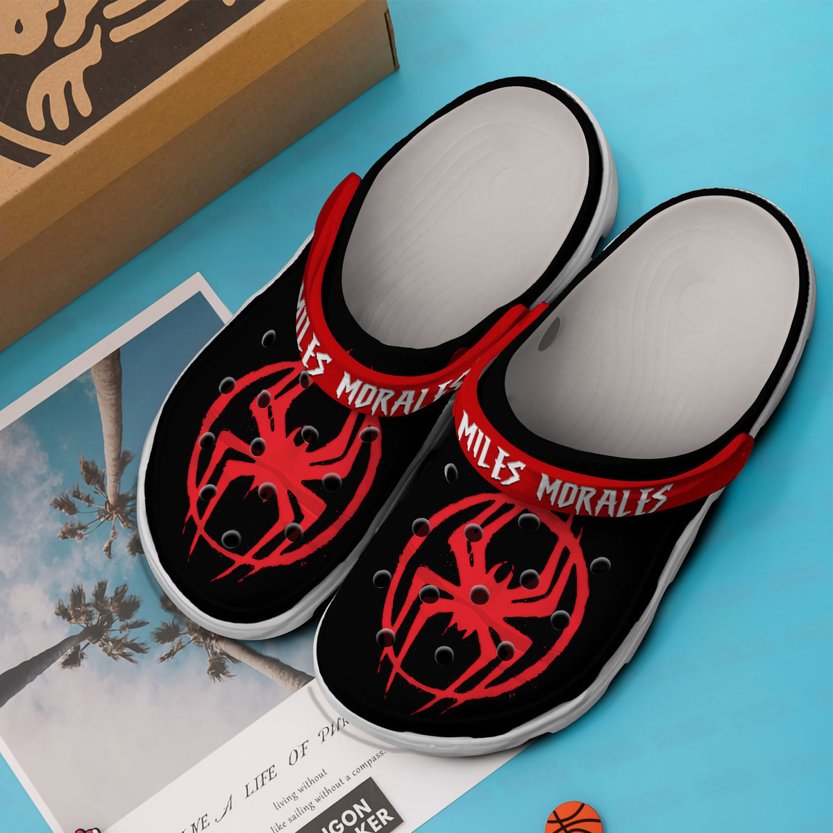 Merchidea Spider Man Movie Cartoon Comic Crocs Crocband Clogs Shoes Comfortable For Men Women and Kids