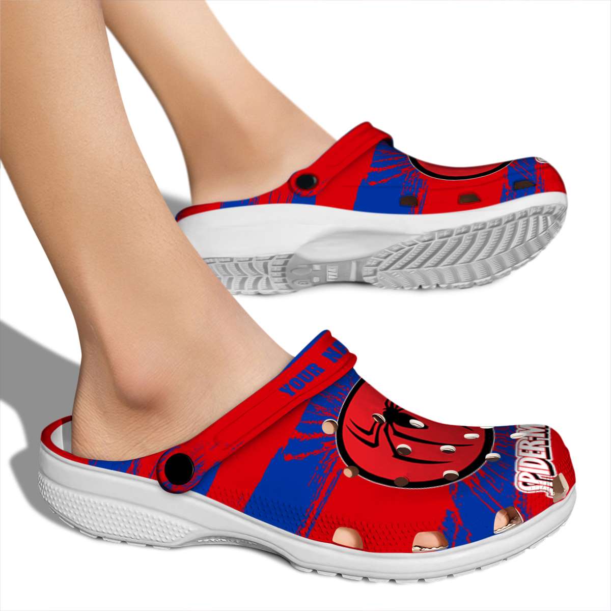 Merchidea Spider Man Movie Crocs Crocband Clogs Shoes Comfortable For Men Women and Kids