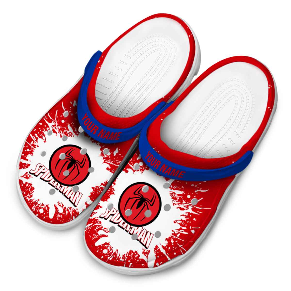 Merchidea Spider Man Movie Crocs Crocband Clogs Shoes Comfortable For Men Women and Kids