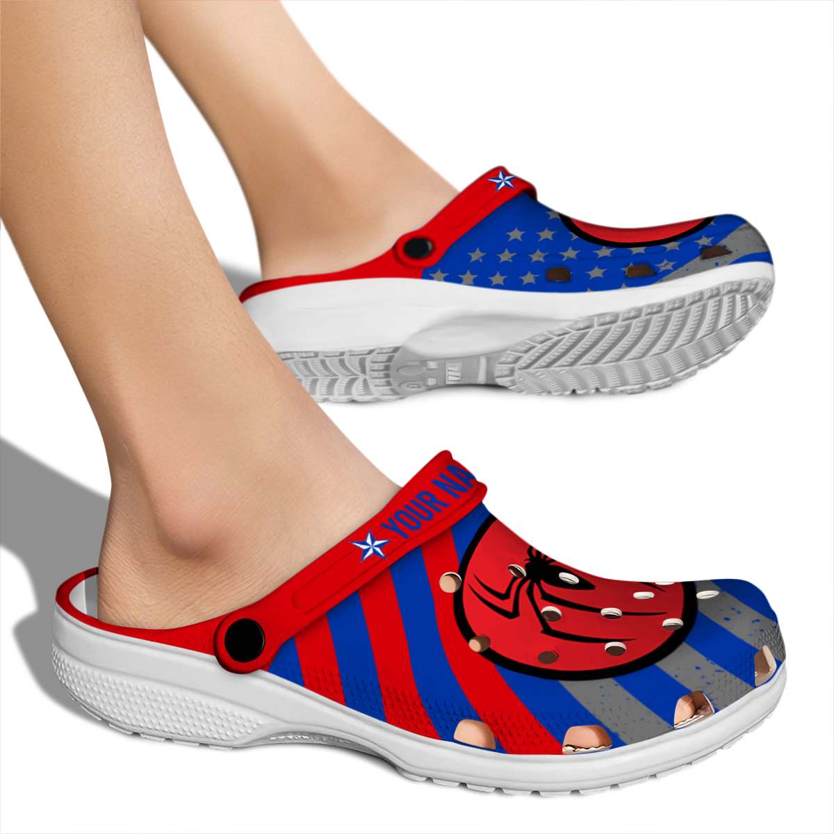 Merchidea Spider Man Movie Crocs Crocband Clogs Shoes Comfortable For Men Women and Kids
