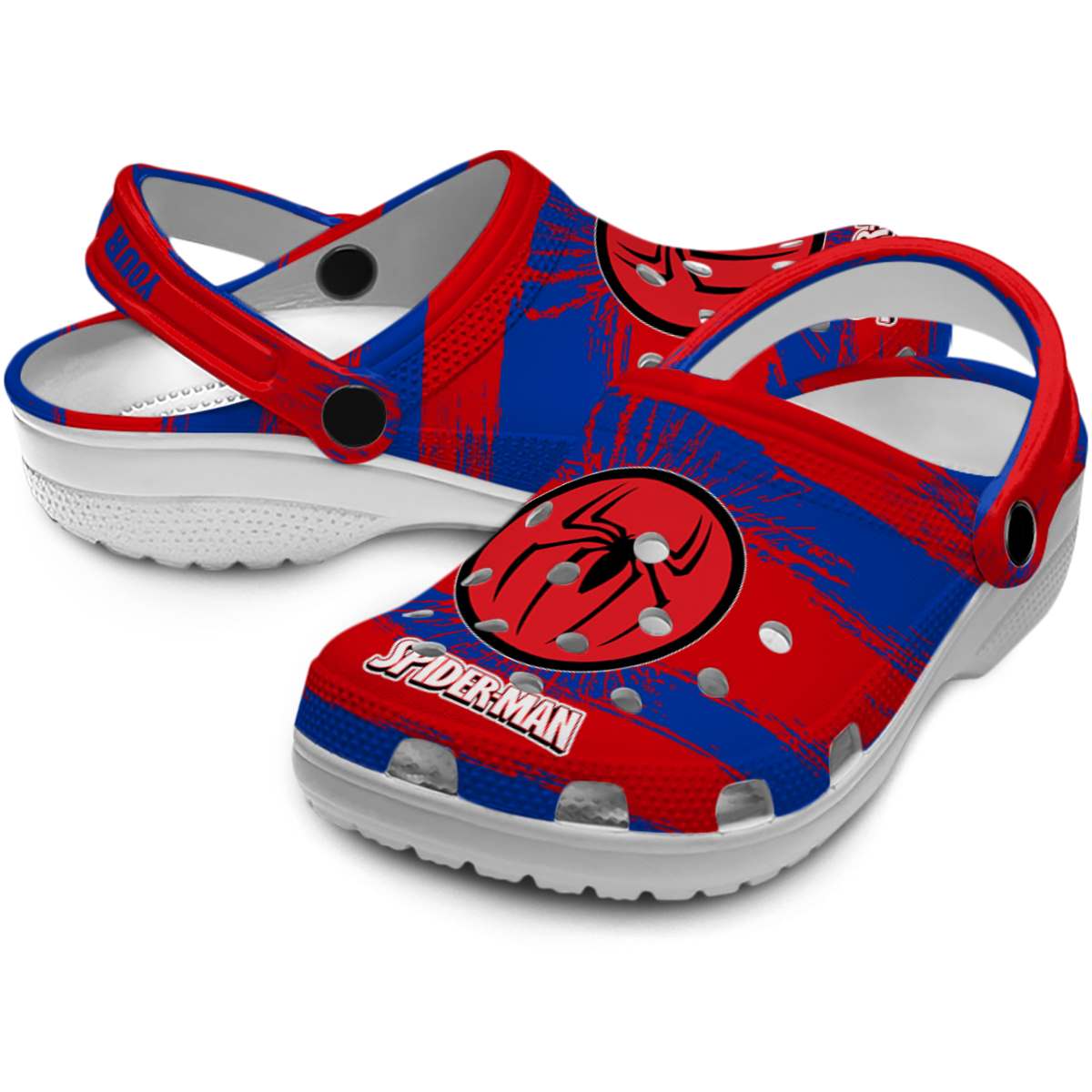 Merchidea Spider Man Movie Crocs Crocband Clogs Shoes Comfortable For Men Women and Kids