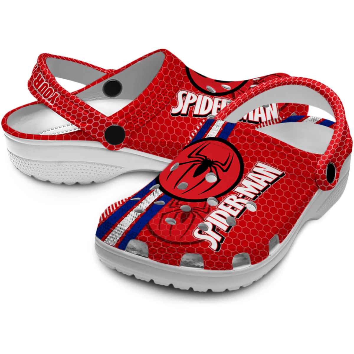 Merchidea Spider Man Movie Crocs Crocband Clogs Shoes Comfortable For Men Women and Kids