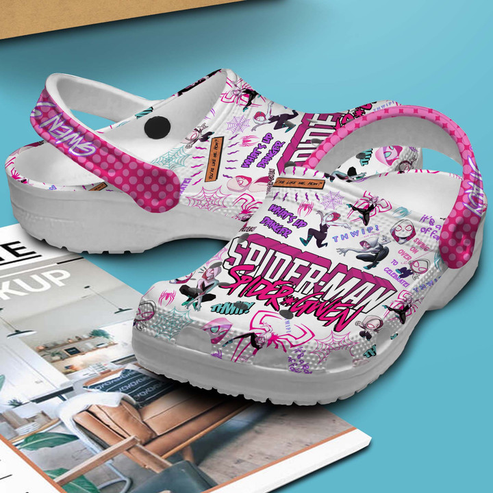 Merchidea Spider Man Movie Crocs Crocband Clogs Shoes Comfortable For Men Women and Kids