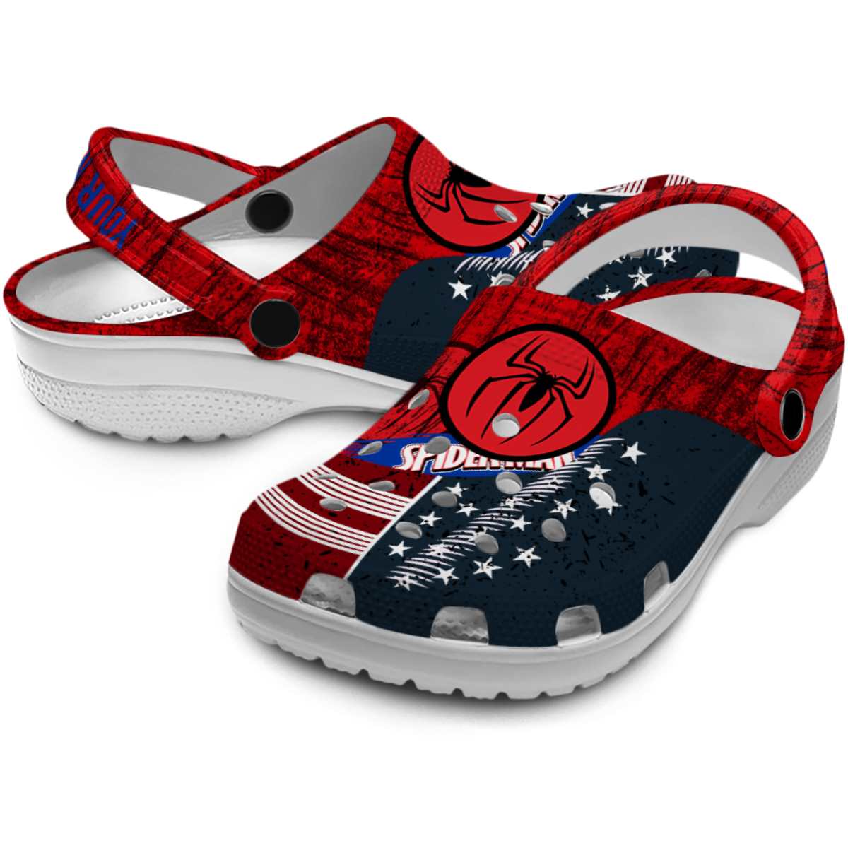 Merchidea Spider Man Movie Crocs Crocband Clogs Shoes Comfortable For Men Women and Kids