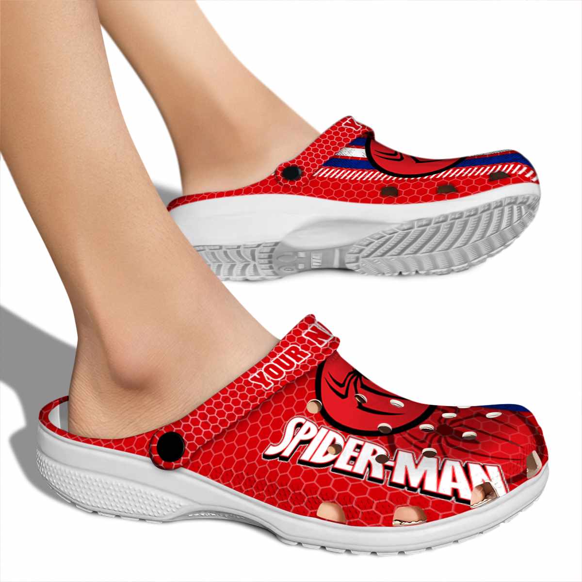 Merchidea Spider Man Movie Crocs Crocband Clogs Shoes Comfortable For Men Women and Kids