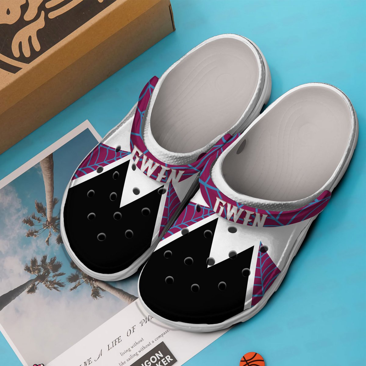 Merchidea Spider Man Movie Crocs Crocband Clogs Shoes Comfortable For Men Women and Kids