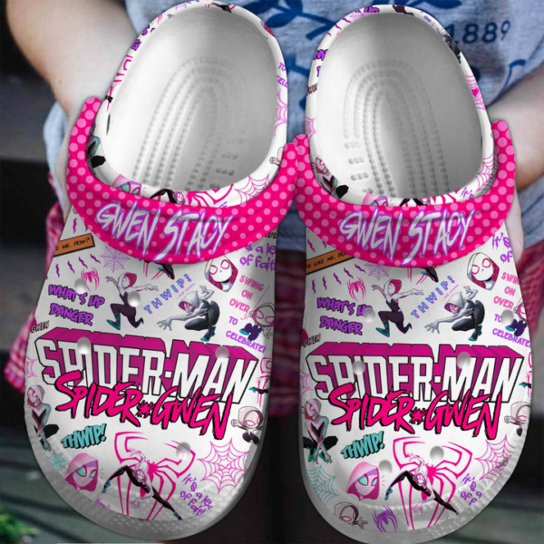 Merchidea Spider Man Movie Crocs Crocband Clogs Shoes Comfortable For Men Women and Kids