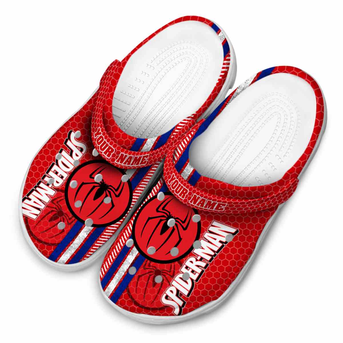 Merchidea Spider Man Movie Crocs Crocband Clogs Shoes Comfortable For Men Women and Kids