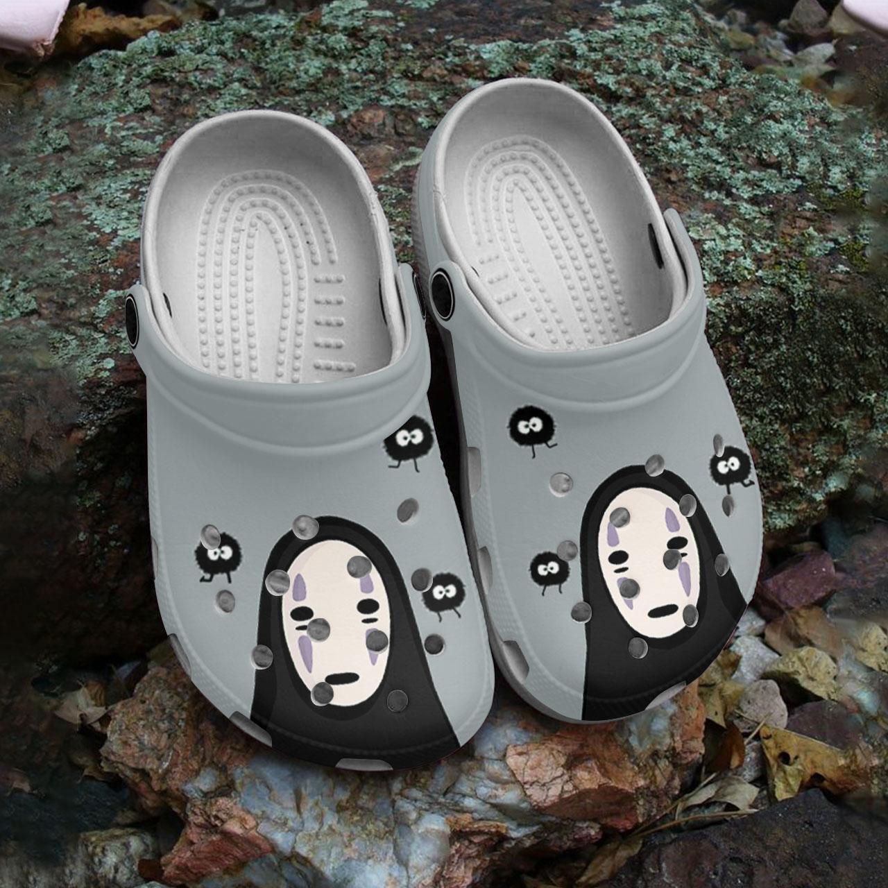 Merchidea Spirited Away Anime Crocs Crocband Clogs Shoes Comfortable For Men Women and Kids