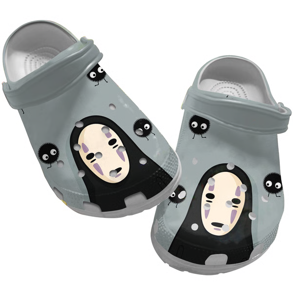 Merchidea Spirited Away Anime Crocs Crocband Clogs Shoes Comfortable For Men Women and Kids