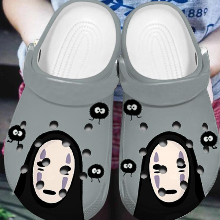 Merchidea Spirited Away Anime Crocs Crocband Clogs Shoes Comfortable For Men Women and Kids