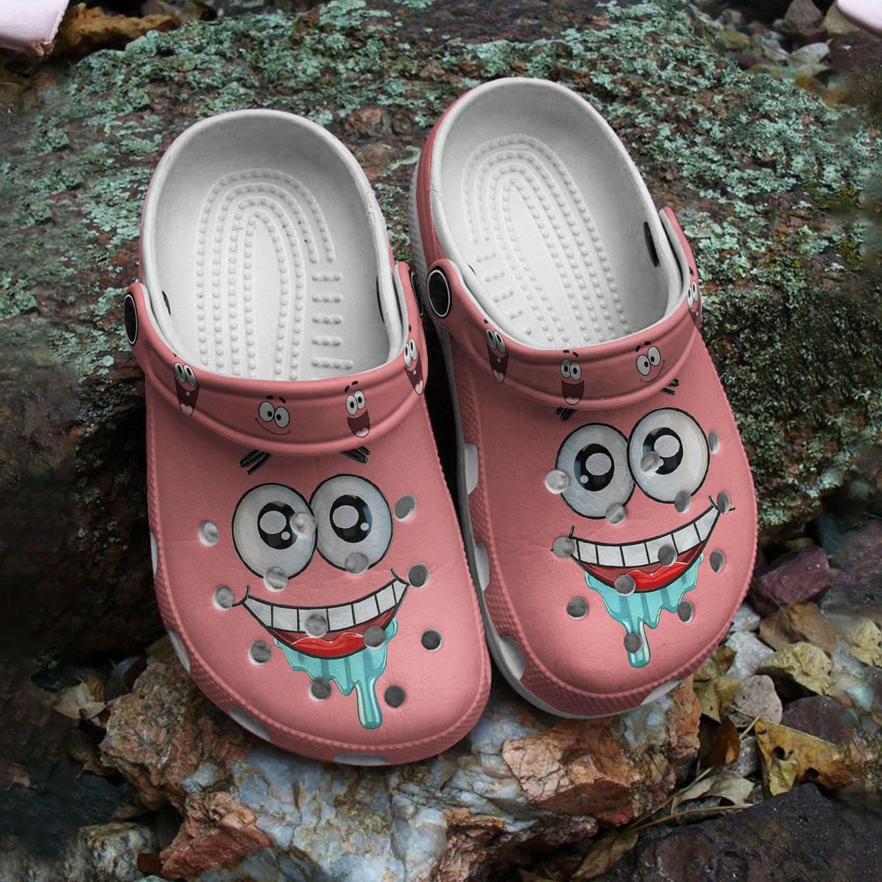 Merchidea Spongebob Squarepants Cartoon Crocs Crocband Clogs Shoes Comfortable For Men Women and Kids