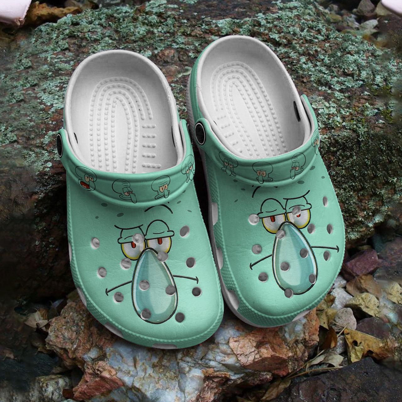 Merchidea Spongebob Squarepants Cartoon Crocs Crocband Clogs Shoes Comfortable For Men Women and Kids