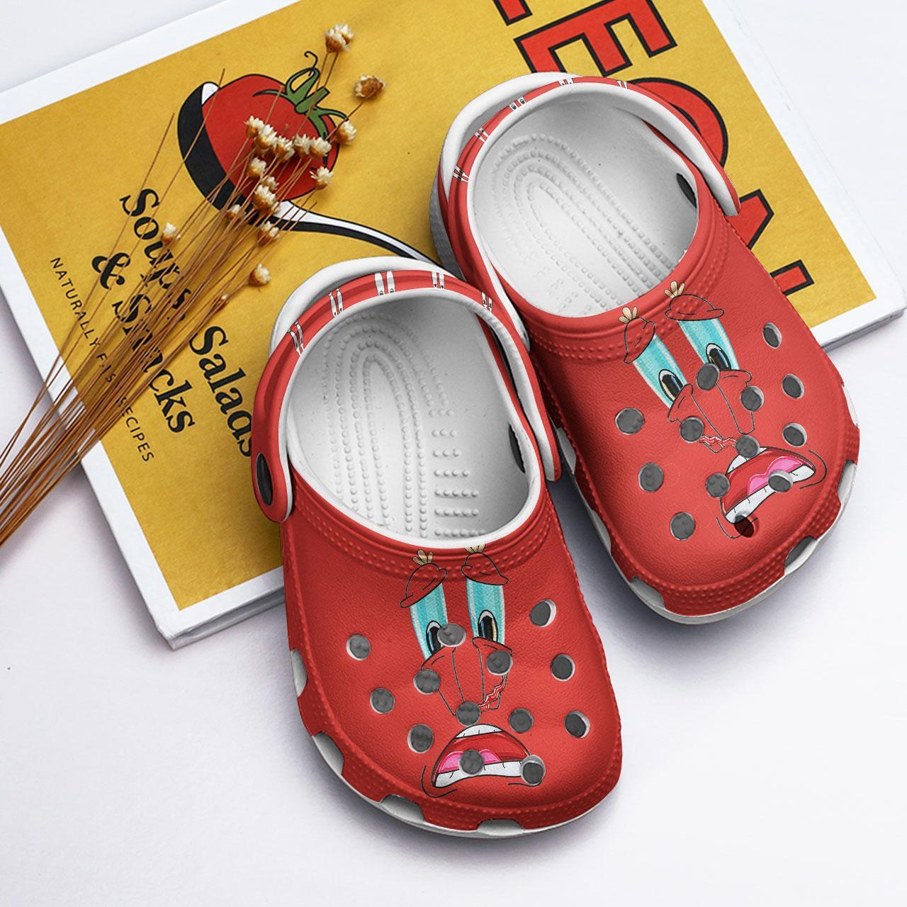 Merchidea Spongebob Squarepants Cartoon Crocs Crocband Clogs Shoes Comfortable For Men Women and Kids