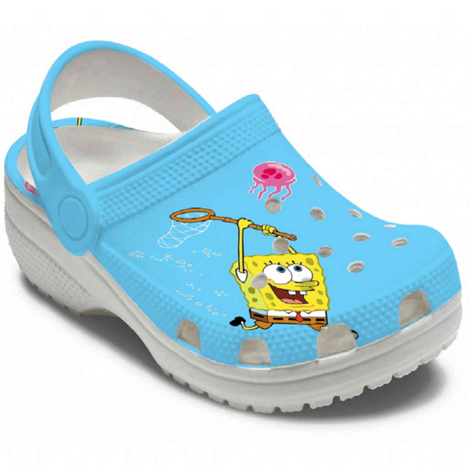 Merchidea Spongebob Squarepants Cartoon Crocs Crocband Clogs Shoes Comfortable For Men Women and Kids