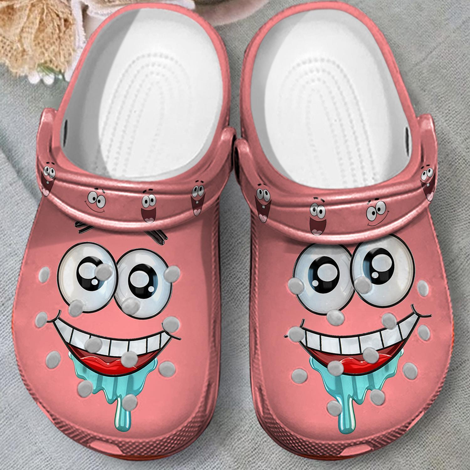 Merchidea Spongebob Squarepants Cartoon Crocs Crocband Clogs Shoes Comfortable For Men Women and Kids